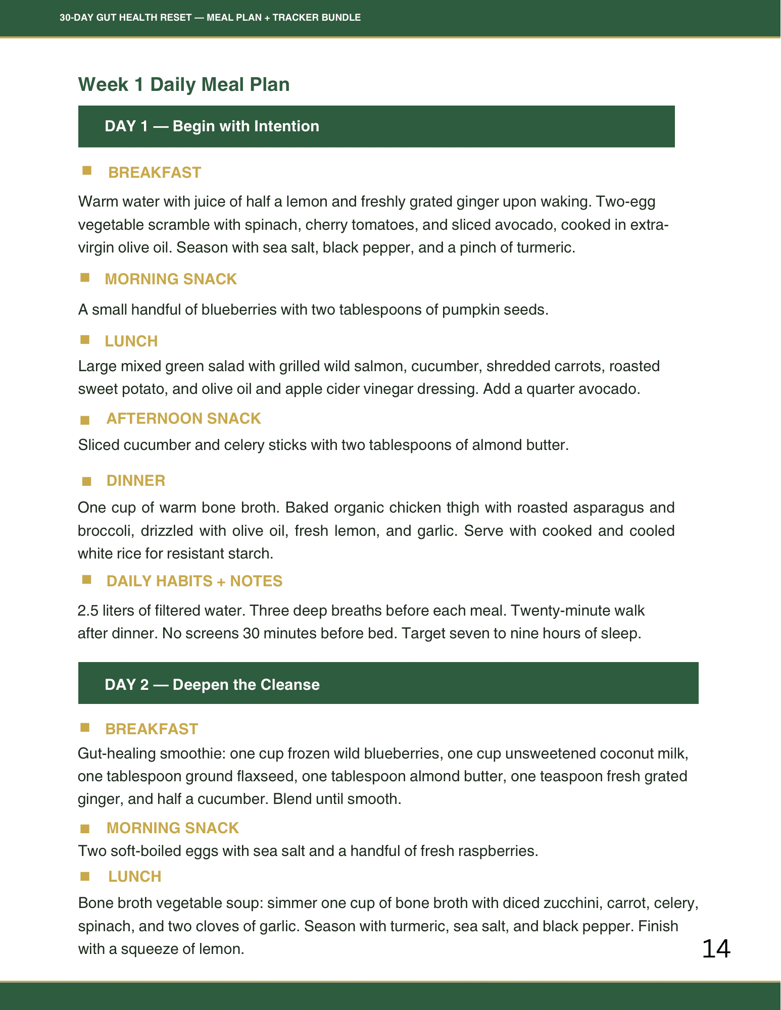 30-Day Gut Health Reset Guide - The Luxe Learning House