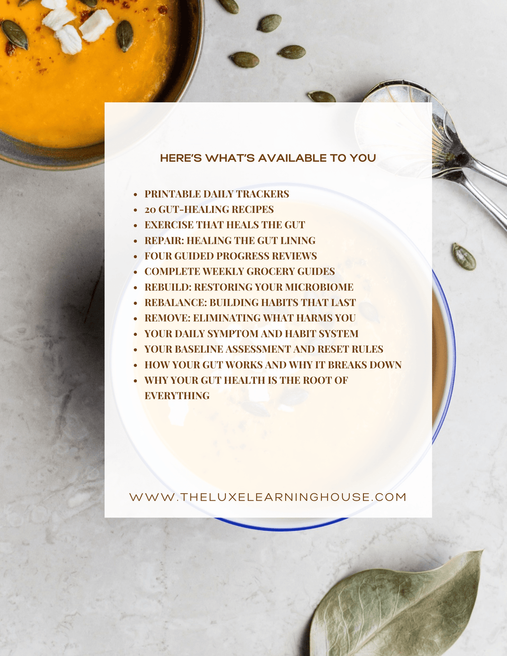 30-Day Gut Health Reset — Meal Plan + Tracker Bundle - The Luxe Learning House