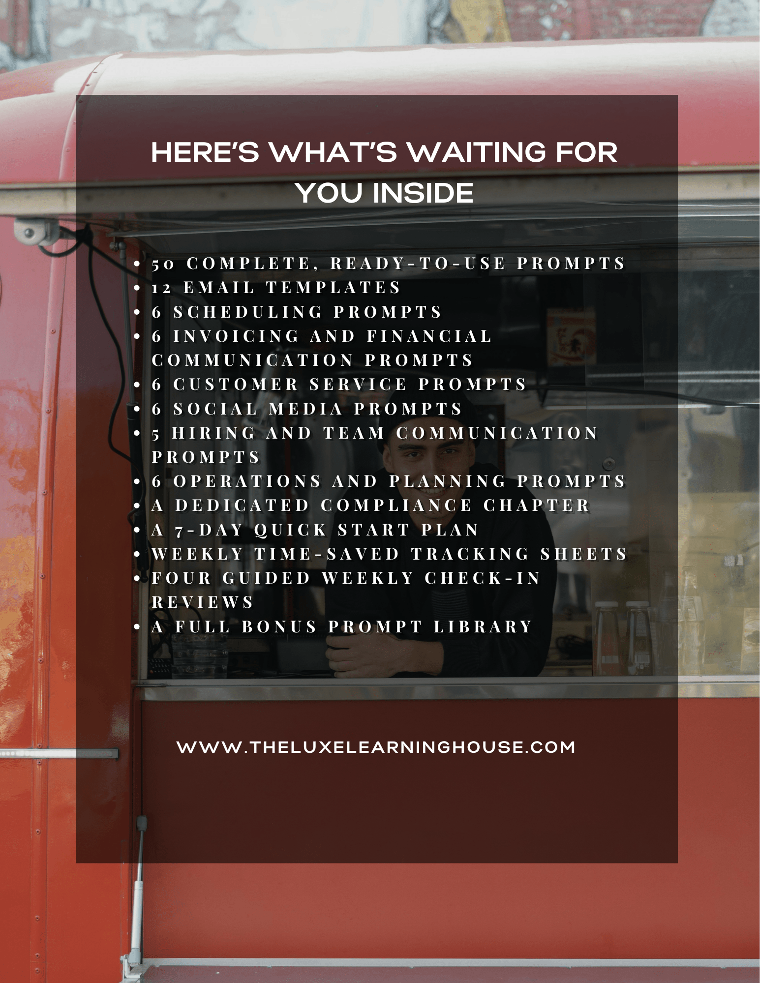 The AI Efficiency Playbook: 50 Prompts to Automate Small Business Admin - The Luxe Learning House