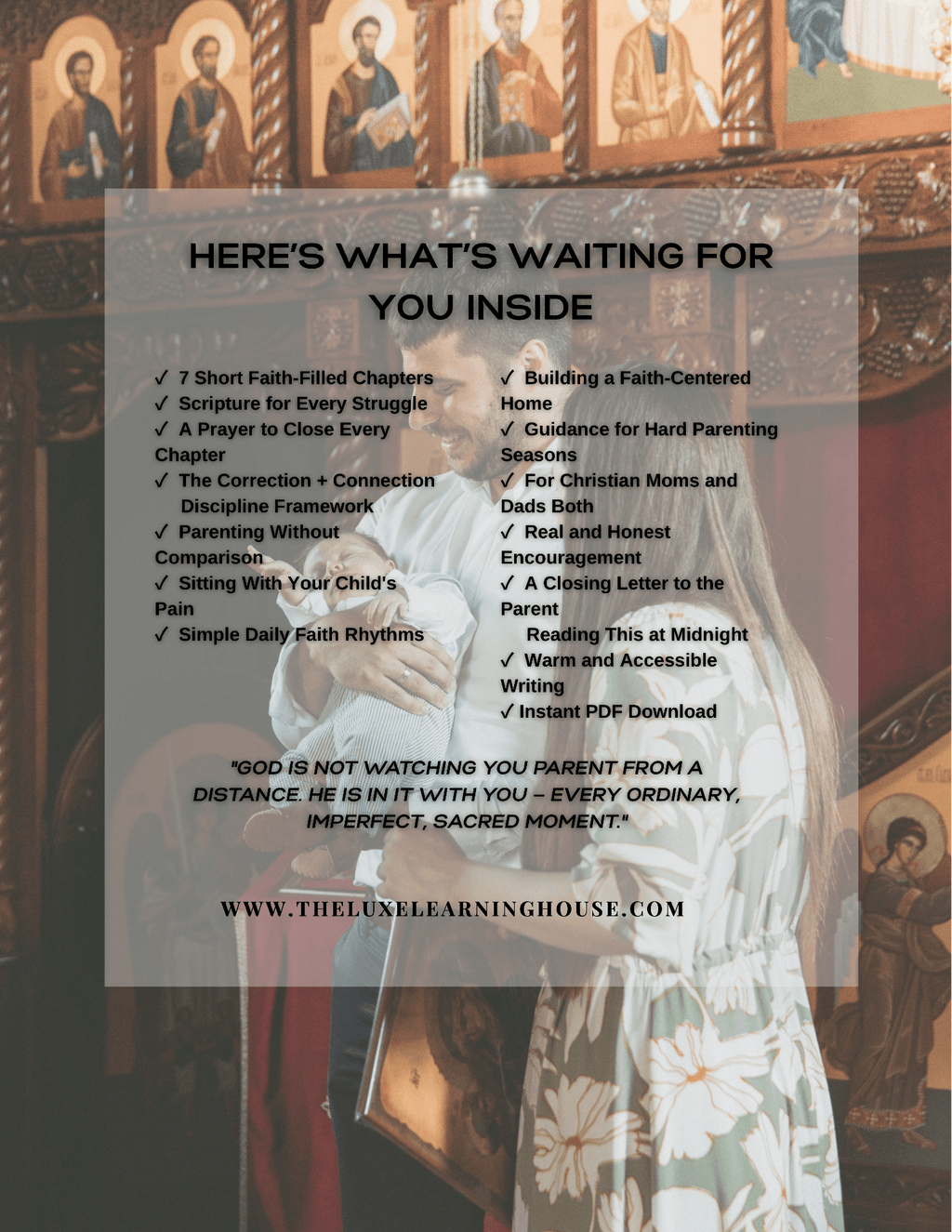 You Are Not Parenting Alone - A Faith-Filled Guide for Every Season of Raising Kids - The Luxe Learning House